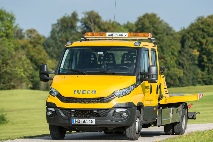 LKW fur Fahrzeug beforderung LFB Iveco 70C17D